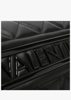 Ada Black Quilted Satchel Bag