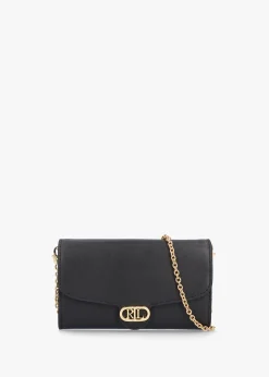 Adair 20 Black Leather Cross-Body Bag