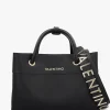 Alexia Black Logo Strap Tote Bag