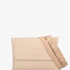 Alexia Ecru Logo Strap Satchel Bag
