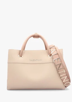 Alexia Ecru Logo Strap Tote Bag