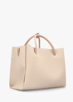 Alexia Ecru Logo Strap Tote Bag