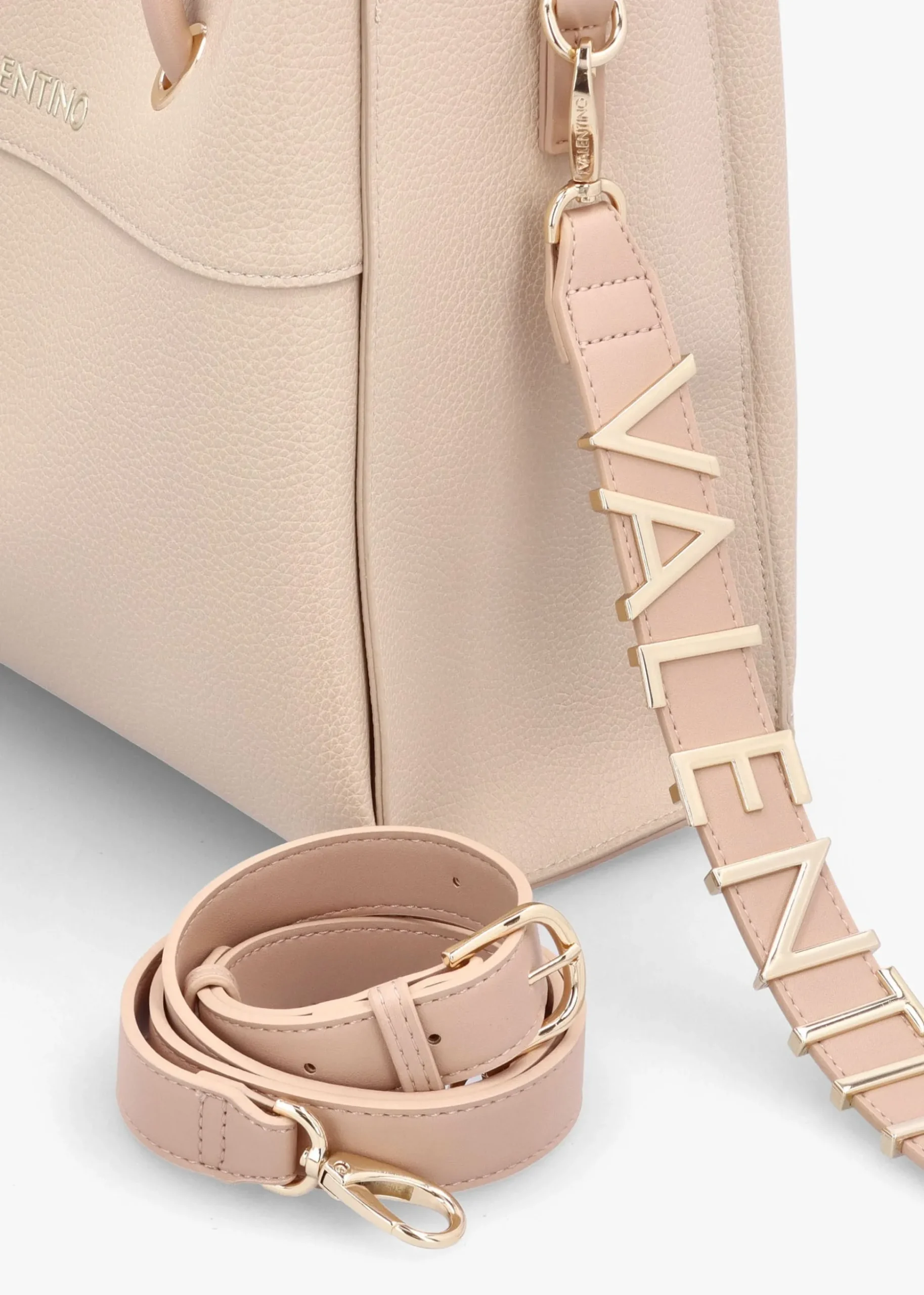 Alexia Ecru Logo Strap Tote Bag