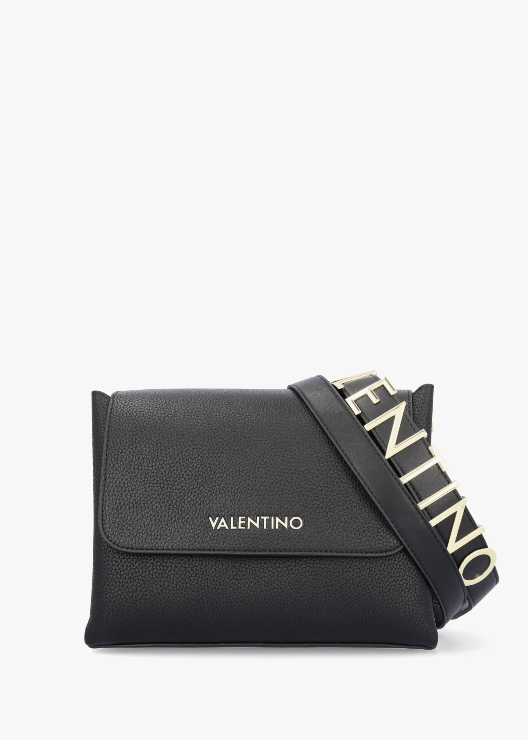 Alexia Nero Logo Strap Satchel Bag