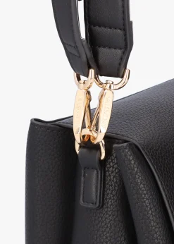 Alexia Nero Logo Strap Satchel Bag
