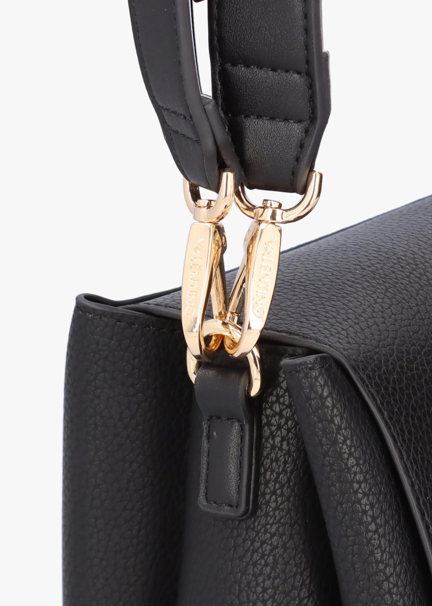 Alexia Nero Logo Strap Satchel Bag