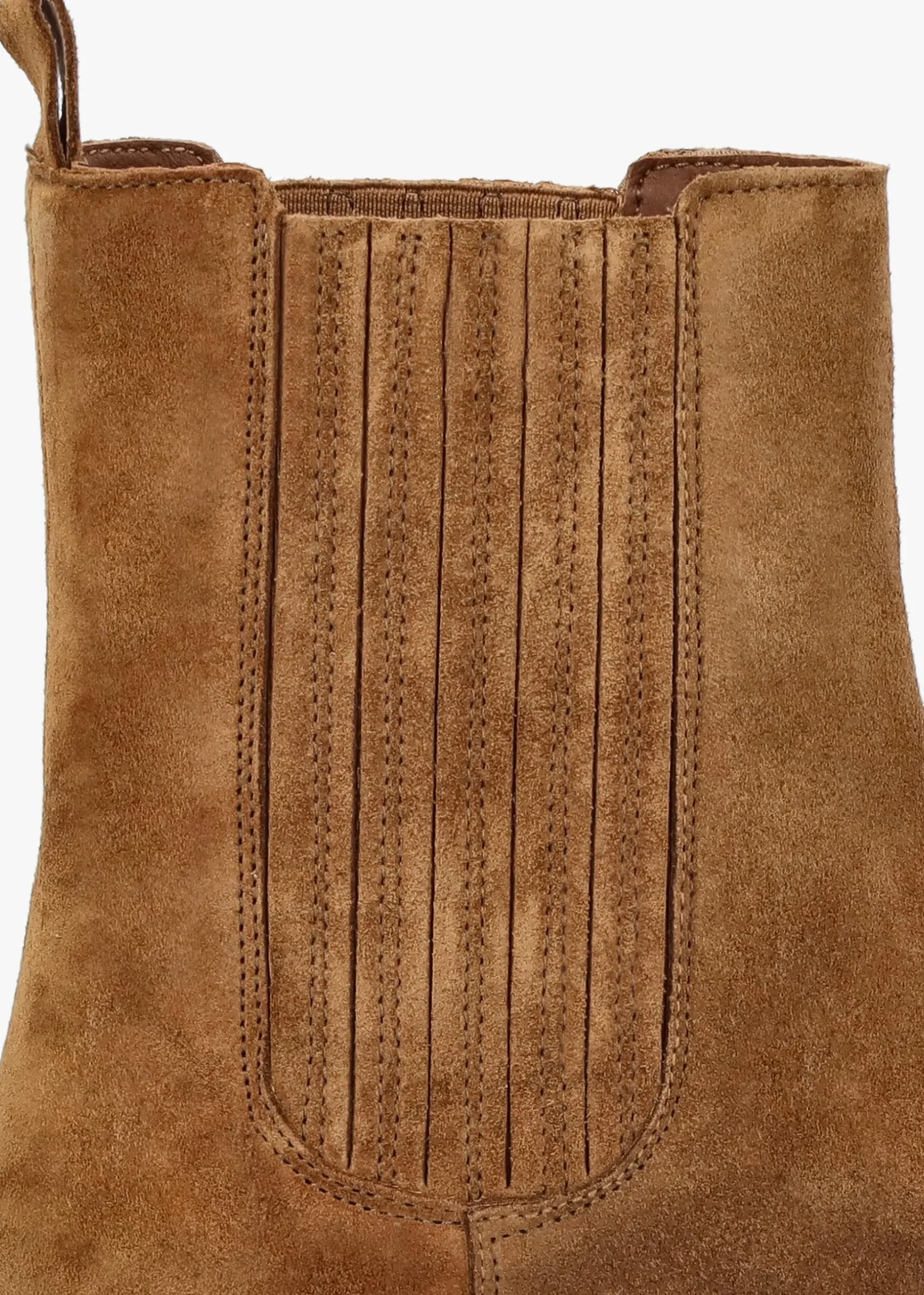 Alpie Tan Suede Crepe Sole Chelsea Boots