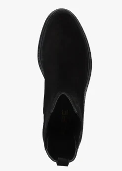 Alpine Black Suede Tall Chelsea Boots