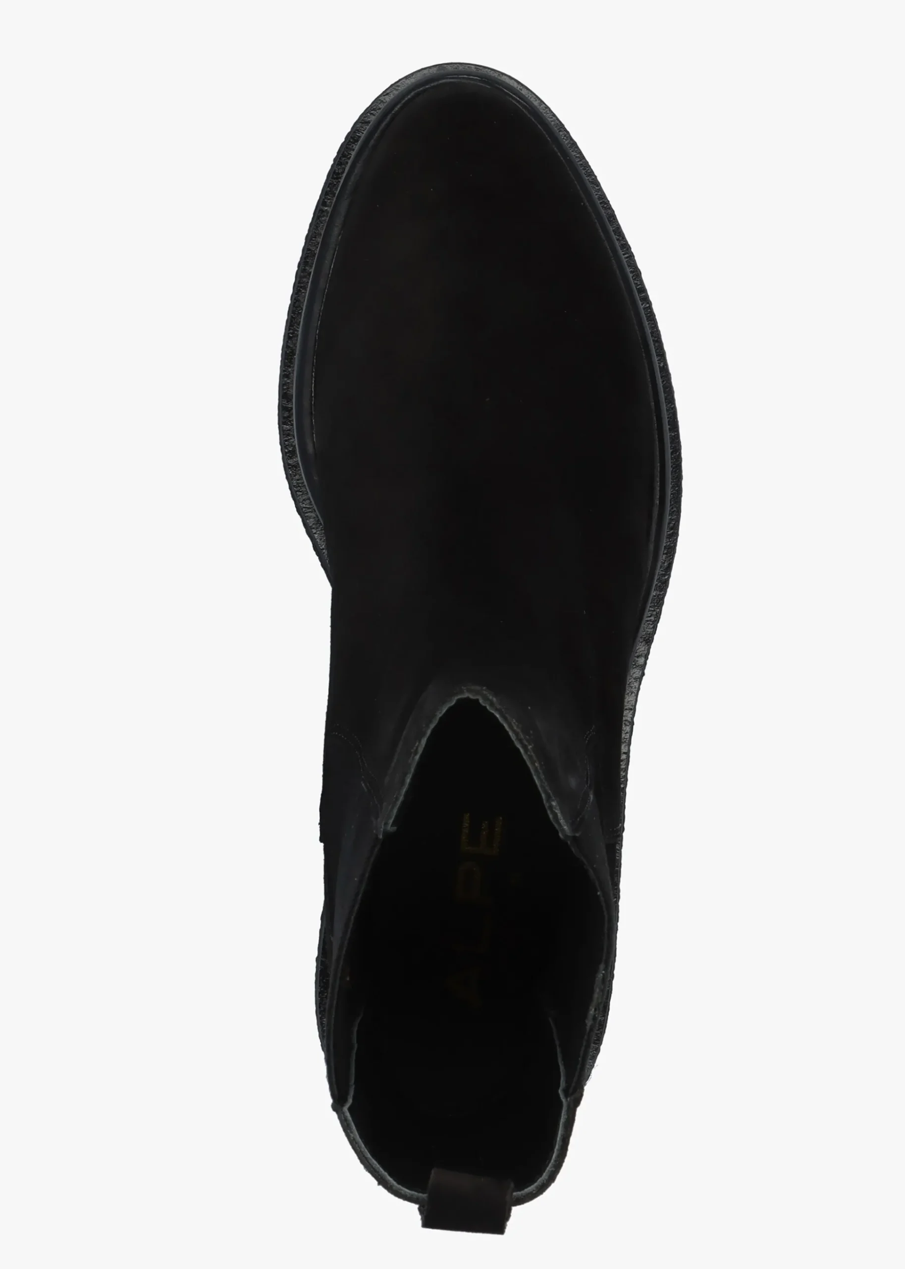 Alpine Black Suede Tall Chelsea Boots