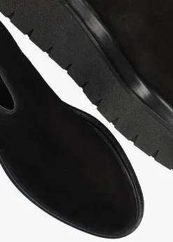 Alpine Black Suede Tall Chelsea Boots