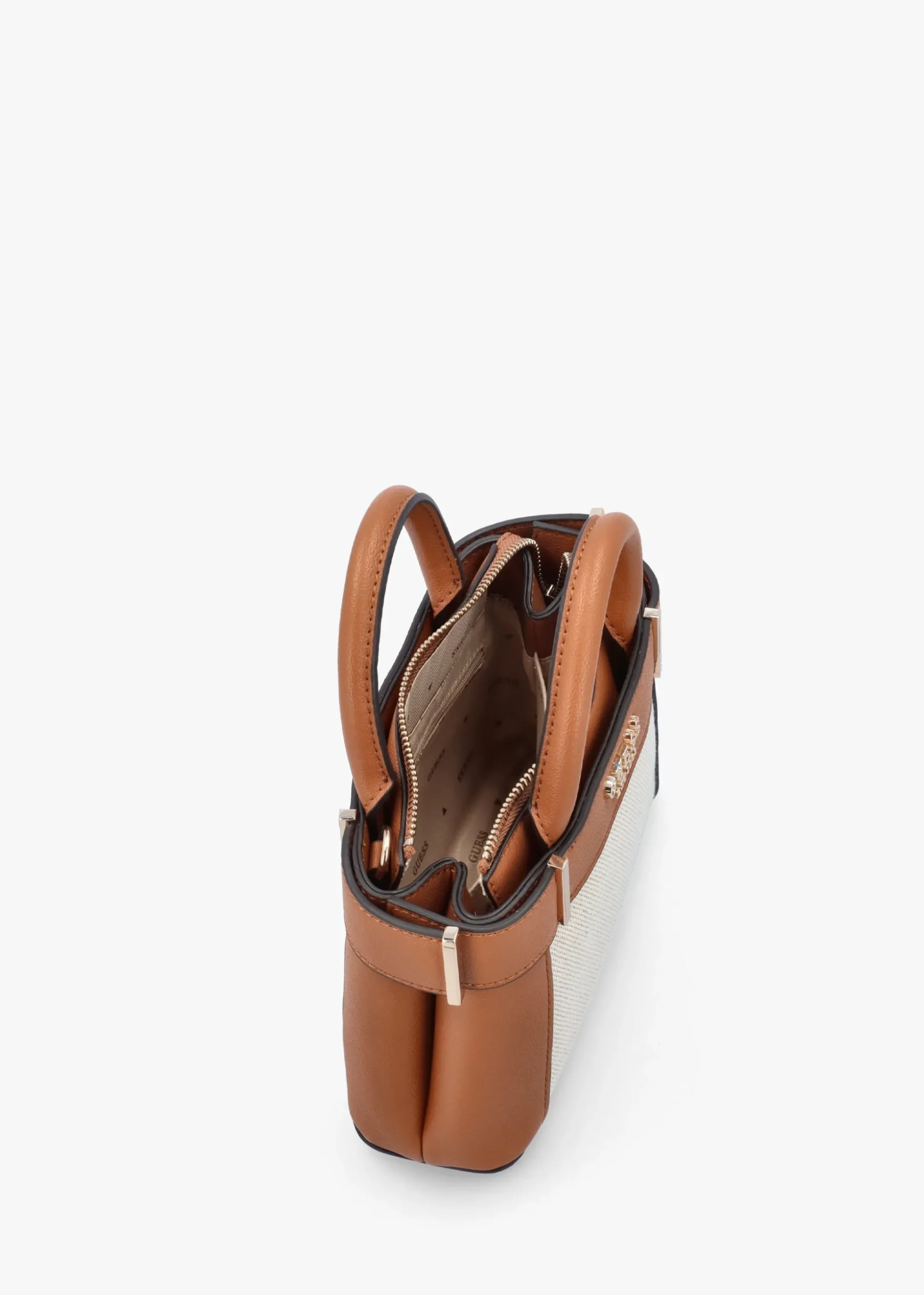 Anadela Mini Natural Cognac Satchel Bag