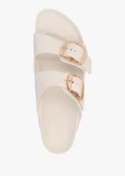 Arizona Big Buckle EVA Eggshell Two Bar Mules