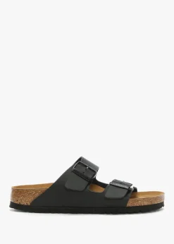 Arizona Birko-Flor Black Two Bar Mules