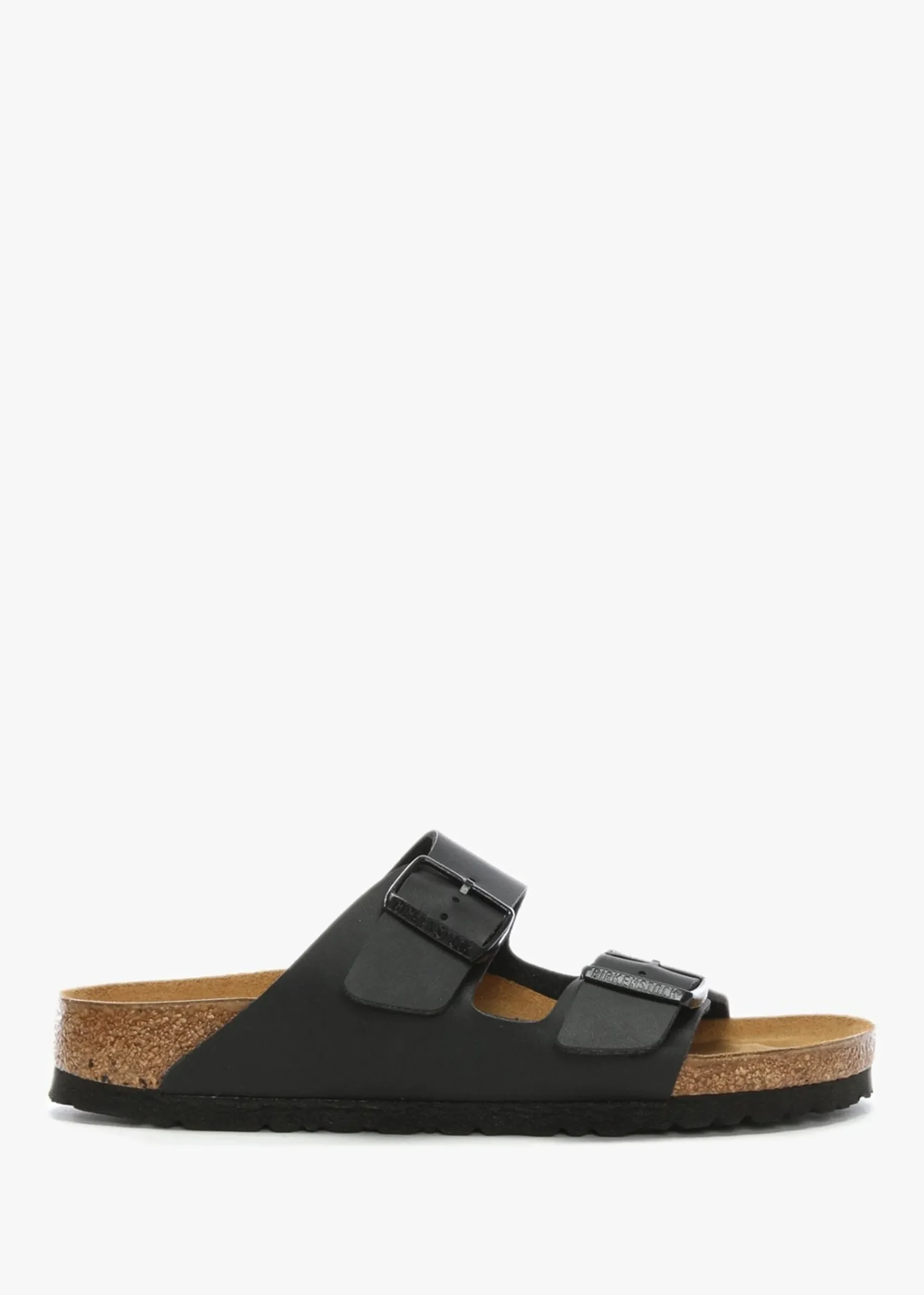 Arizona Birko-Flor Black Two Bar Mules