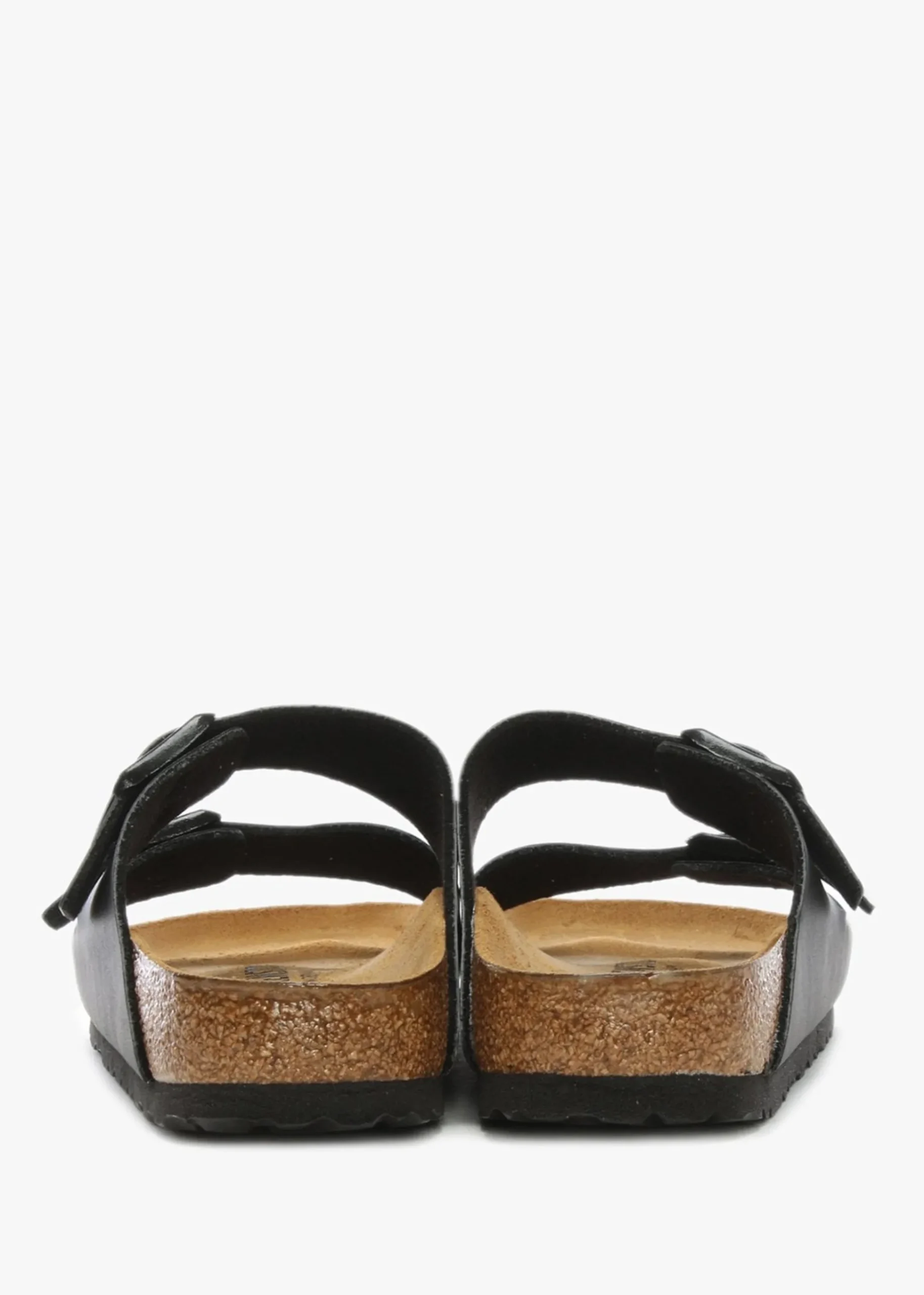 Arizona Birko-Flor Black Two Bar Mules