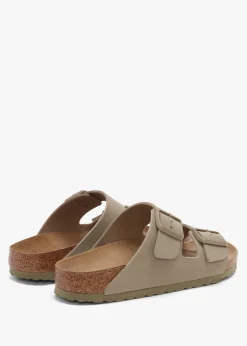 Arizona Birko-Flor Faded Khaki Two Bar Mules