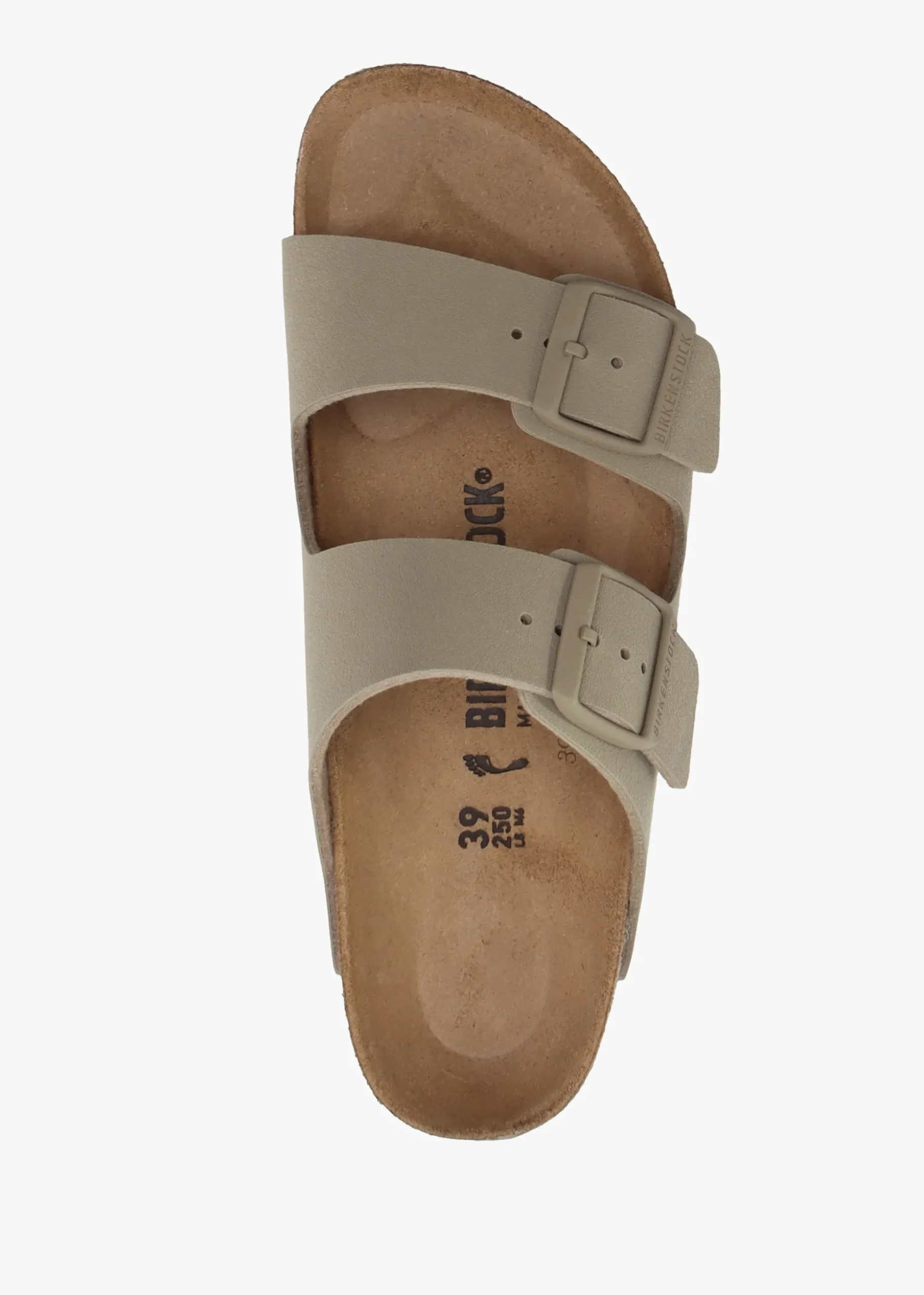 Arizona Birko-Flor Faded Khaki Two Bar Mules