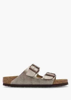 Arizona Birko-Flor Graceful Taupe Two Bar Mules
