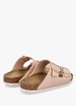 Arizona Birko-Flor New Beige Two Bar Mules