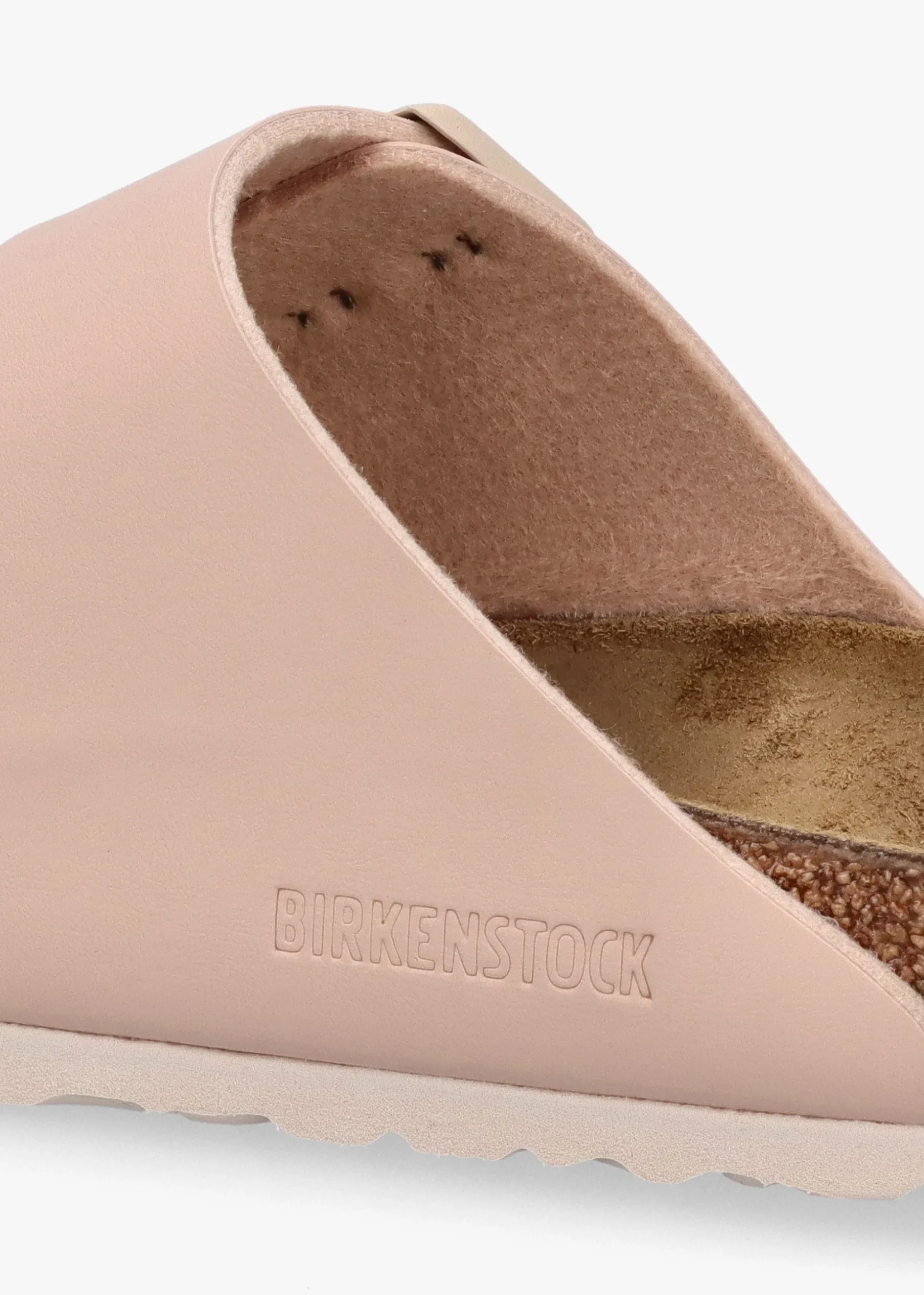 Arizona Birko-Flor New Beige Two Bar Mules