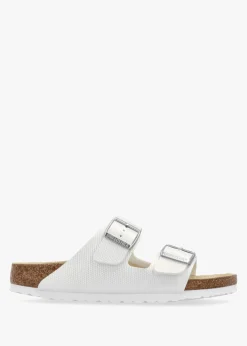 Arizona Birko-Flor Shiny Lizard White Two Bar Mules