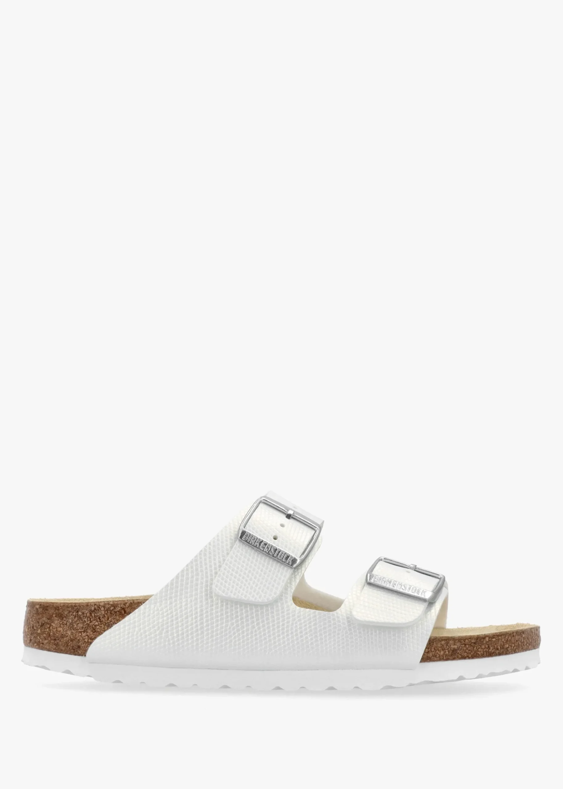 Arizona Birko-Flor Shiny Lizard White Two Bar Mules