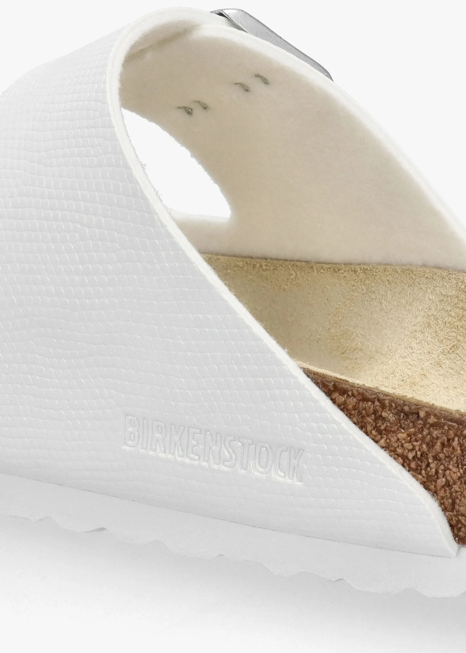 Arizona Birko-Flor Shiny Lizard White Two Bar Mules