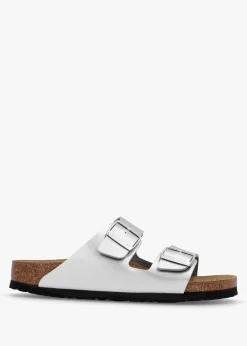 Arizona Birko-Flor Silver Two Bar Mules