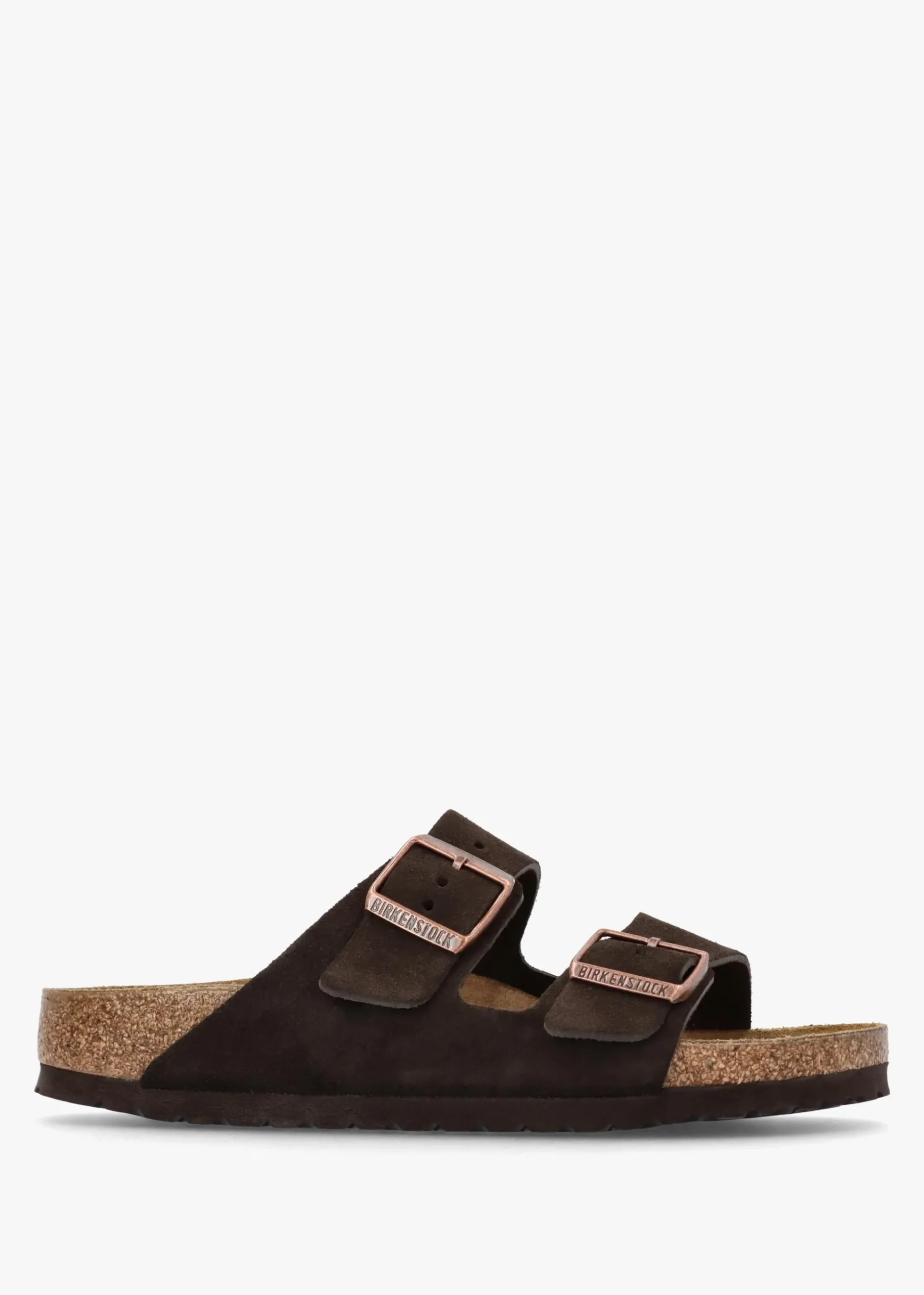 Arizona Mocca Suede Two Bar Mules