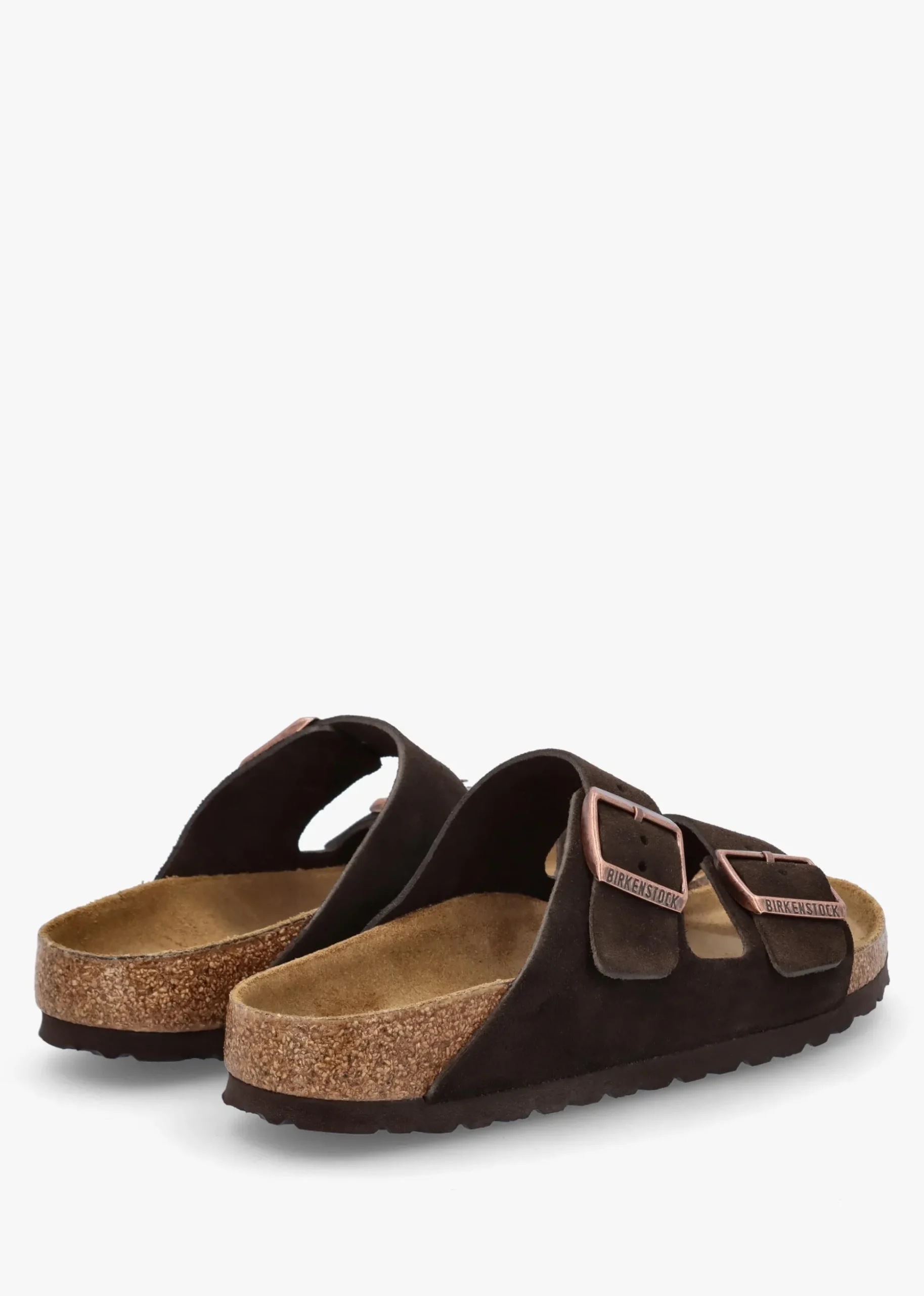 Arizona Mocca Suede Two Bar Mules