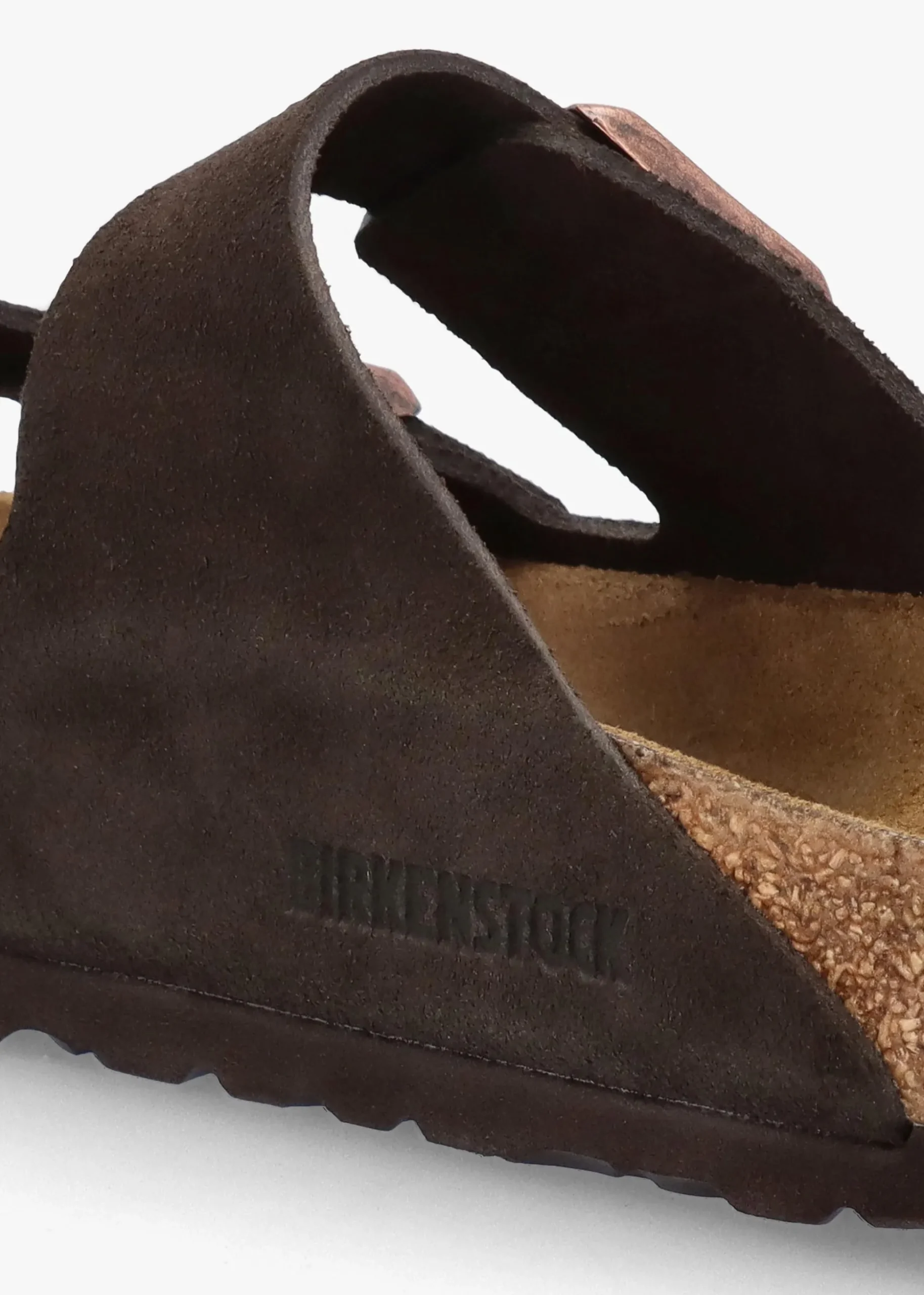 Arizona Mocca Suede Two Bar Mules