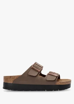 Arizona Pap Flex Platform Birko-Flor Mocca Mules