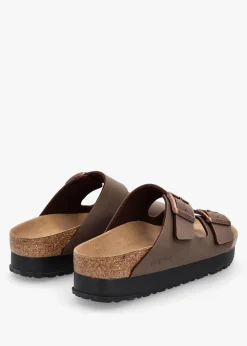 Arizona Pap Flex Platform Birko-Flor Mocca Mules