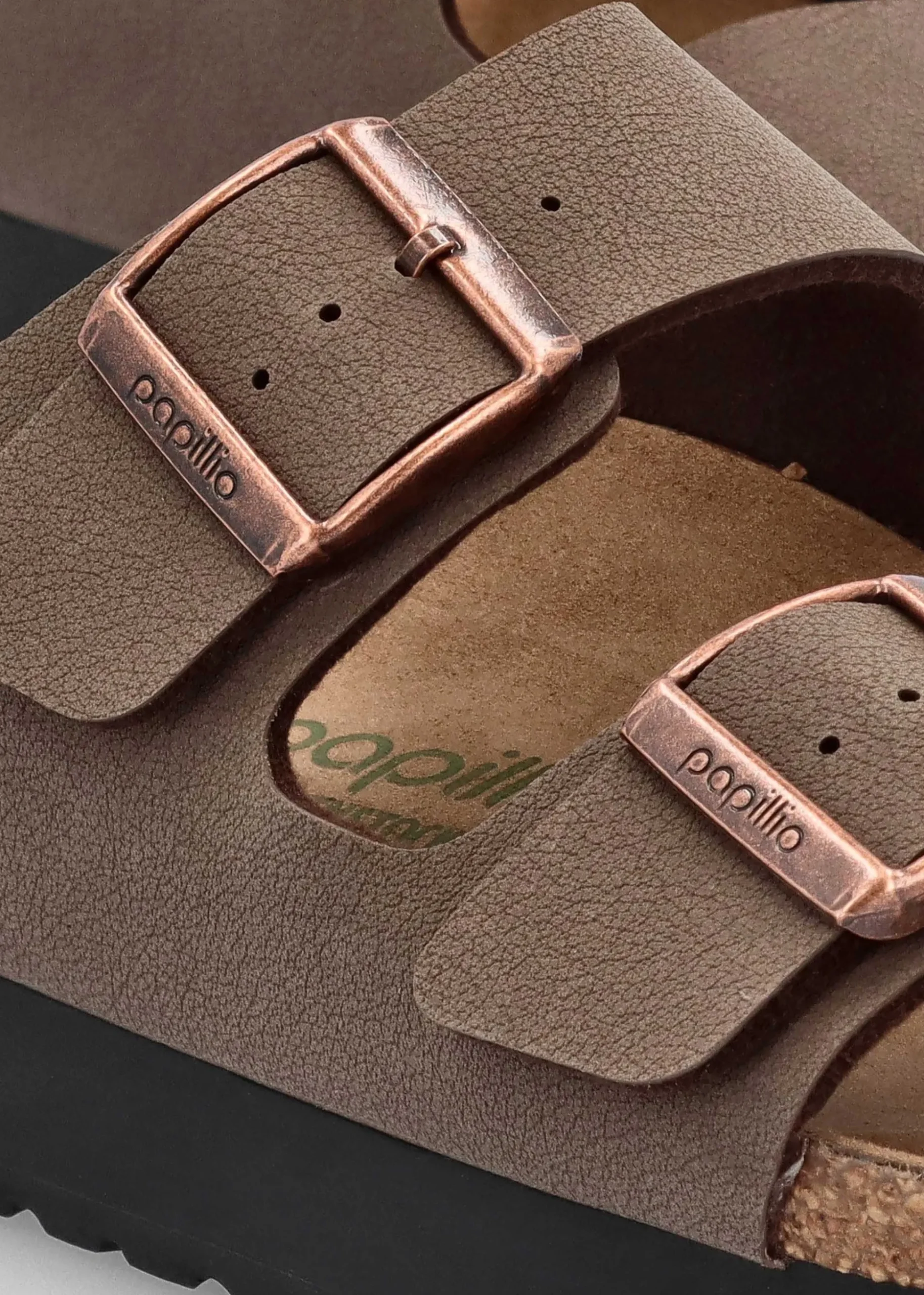 Arizona Pap Flex Platform Birko-Flor Mocca Mules