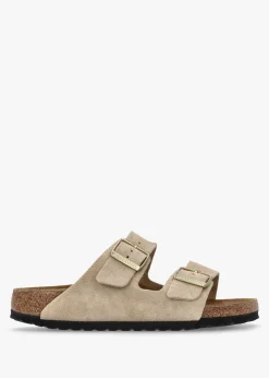 Arizona Sandcastle Suede Two Bar Mules