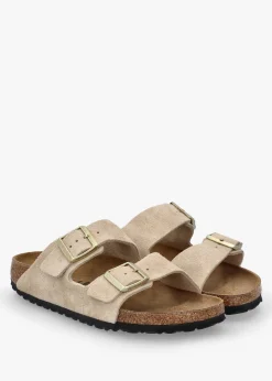 Arizona Sandcastle Suede Two Bar Mules