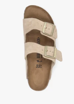 Arizona Sandcastle Suede Two Bar Mules