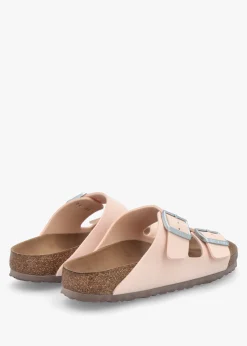 Arizona Vegan Light Rose Birko-Flor Two Bar Mules