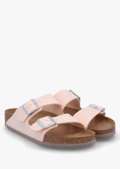 Arizona Vegan Light Rose Birko-Flor Two Bar Mules