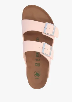 Arizona Vegan Light Rose Birko-Flor Two Bar Mules