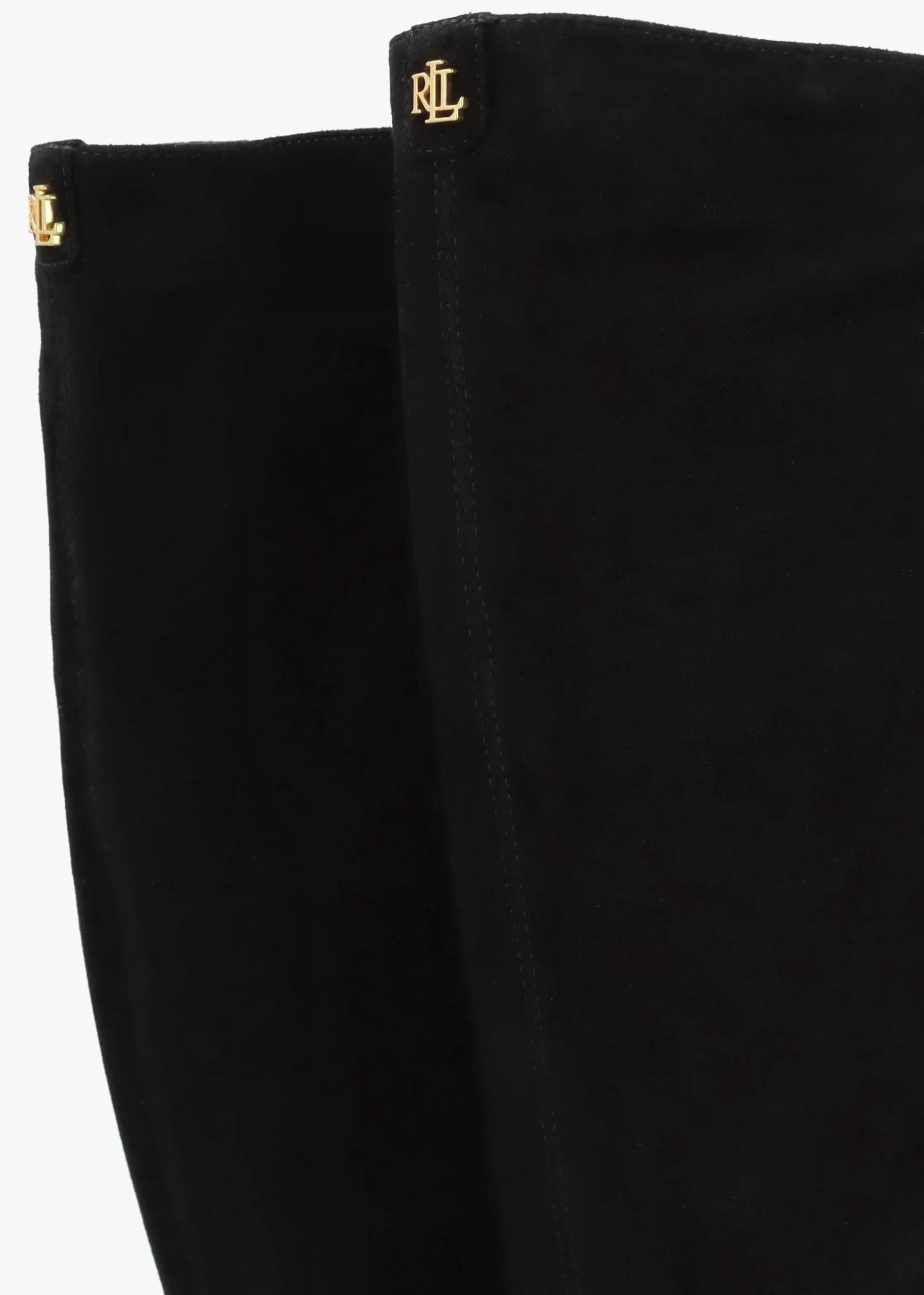 Artizan Black Suede Block Heel Knee Boots