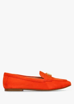 Averi III Orange Suede Loafers