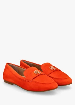 Averi III Orange Suede Loafers