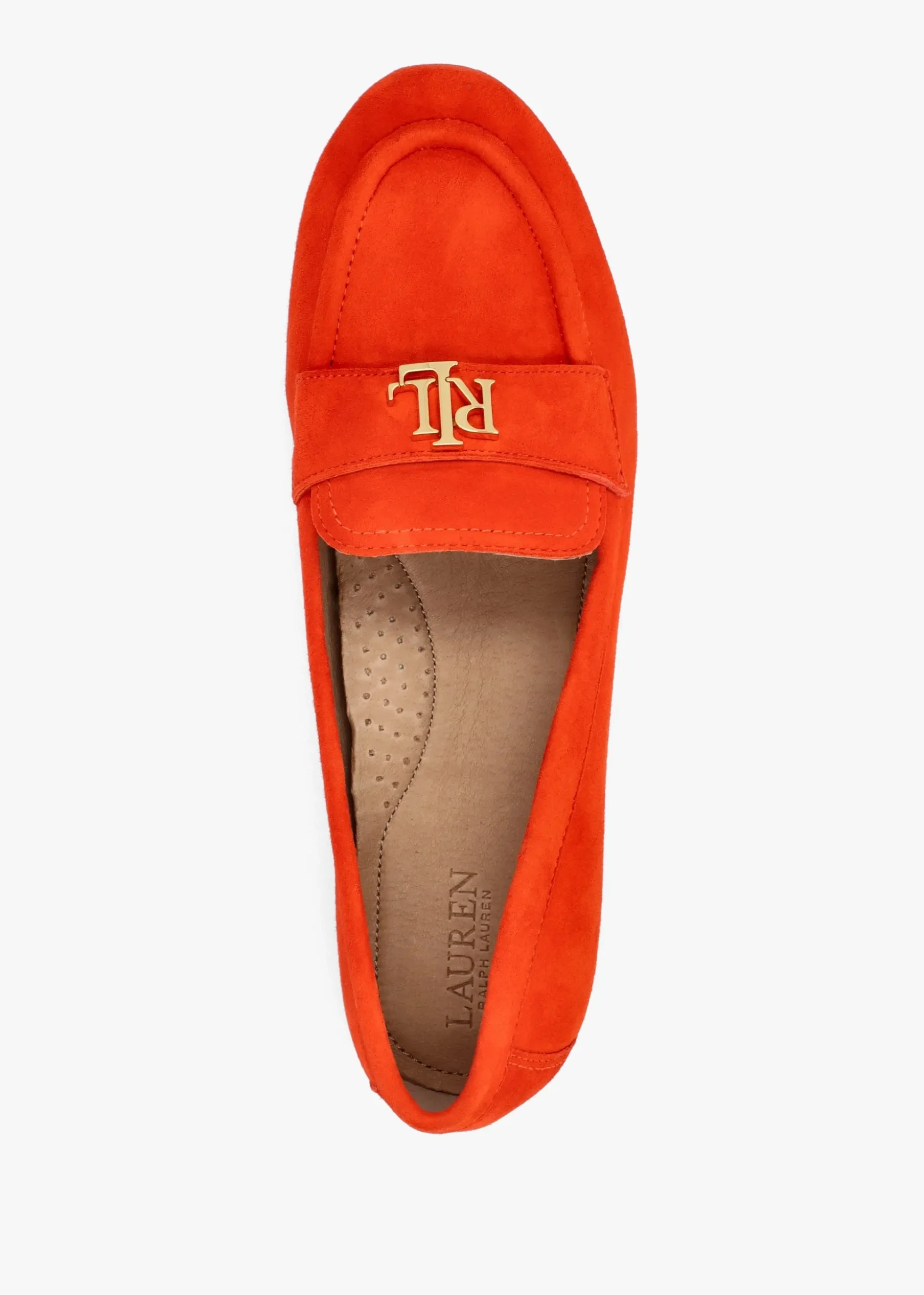 Averi III Orange Suede Loafers