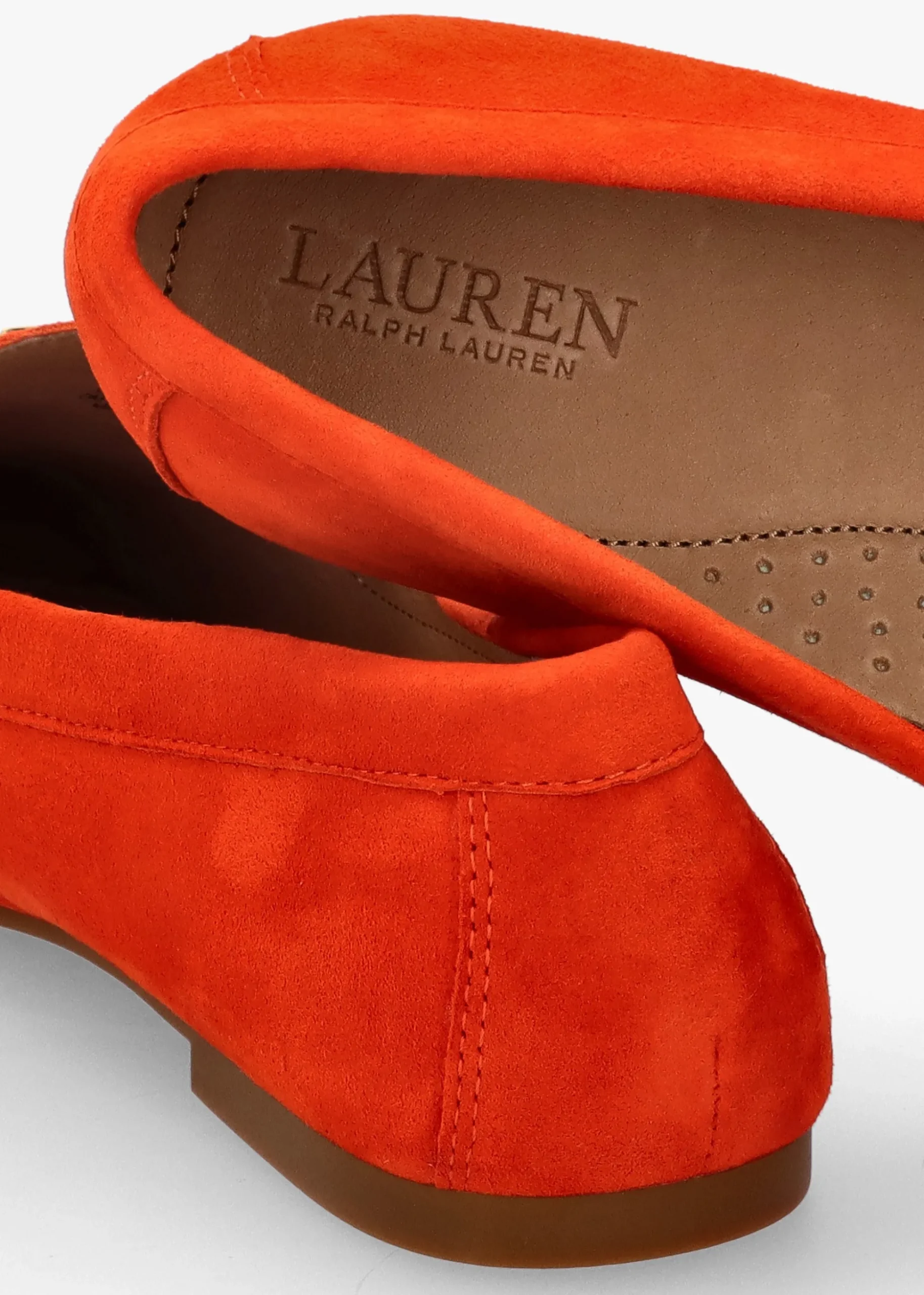 Averi III Orange Suede Loafers