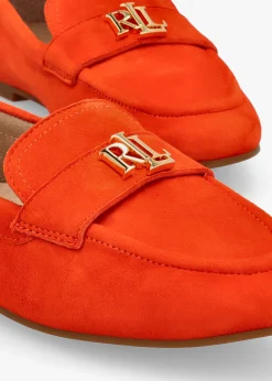 Averi III Orange Suede Loafers