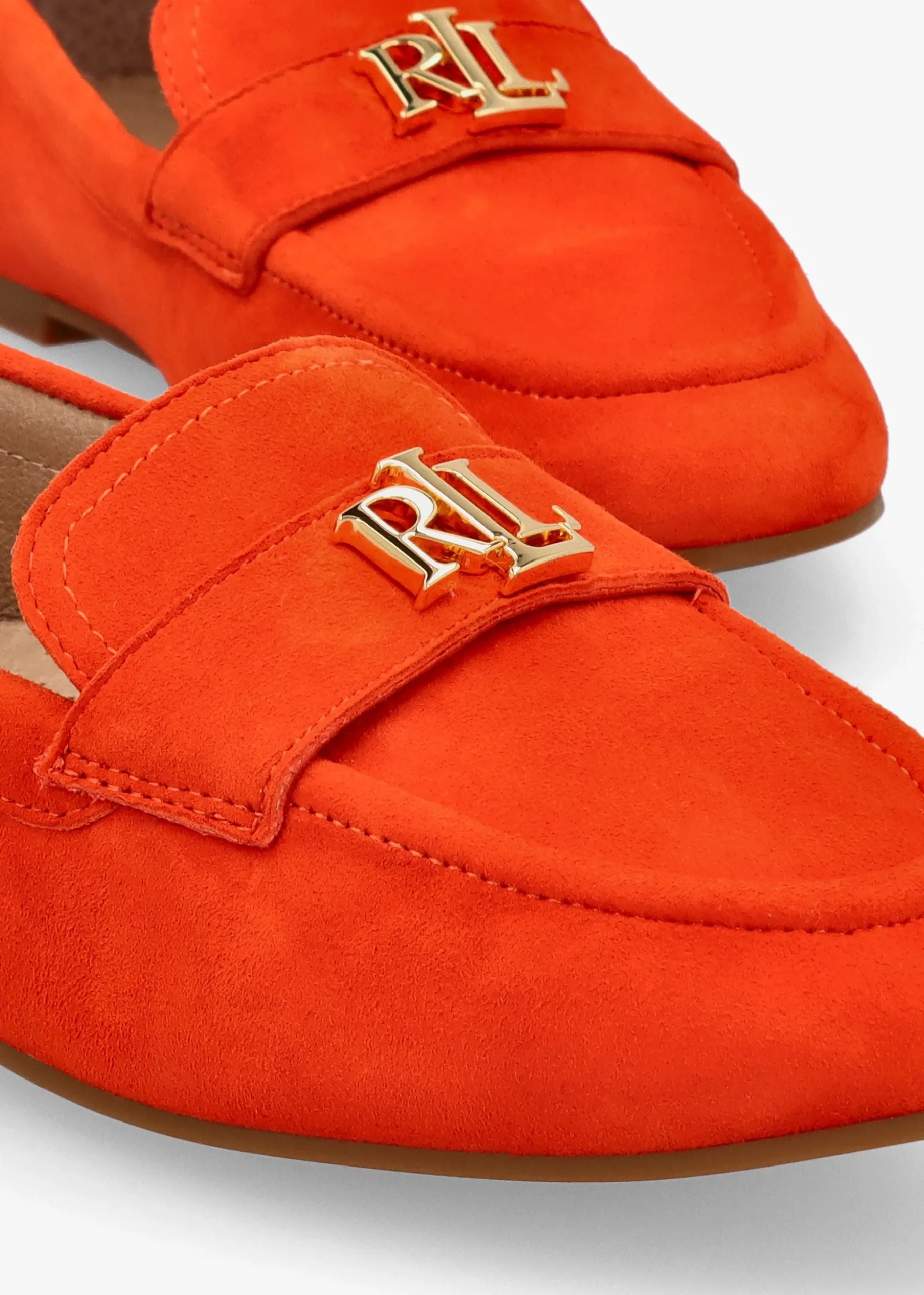 Averi III Orange Suede Loafers