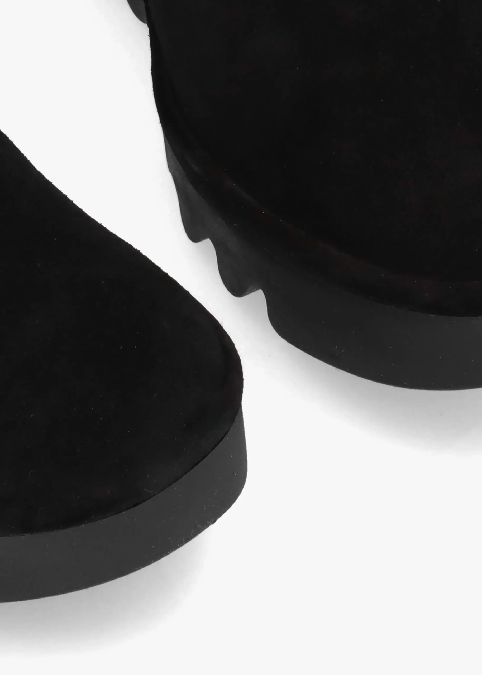 Bagu Black Suede Wedge Chelsea Boots
