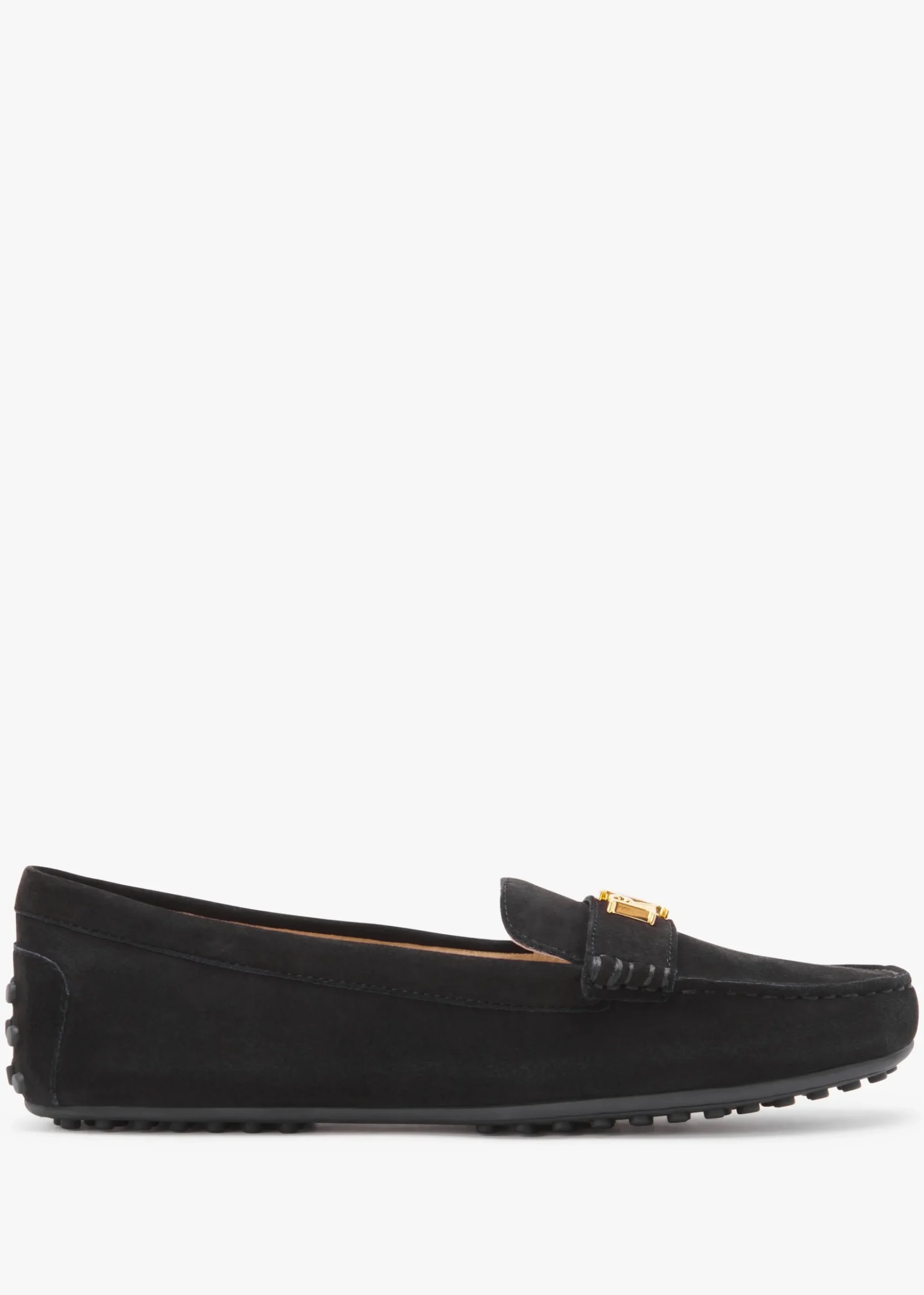 Barnsbury Black Suede Loafers