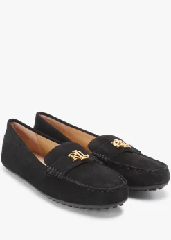 Barnsbury Black Suede Loafers